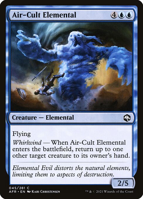 Air-Cult Elemental - Adventures in the Forgotten Realms Common Card