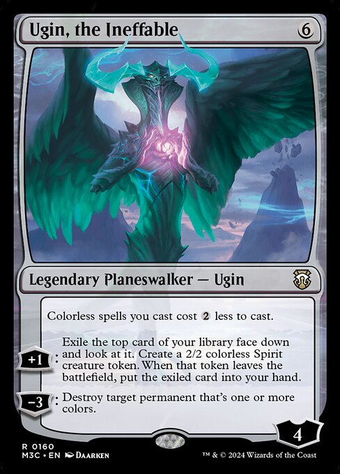 Ugin, the Ineffable - Modern Horizons 3 Commander Rare Card