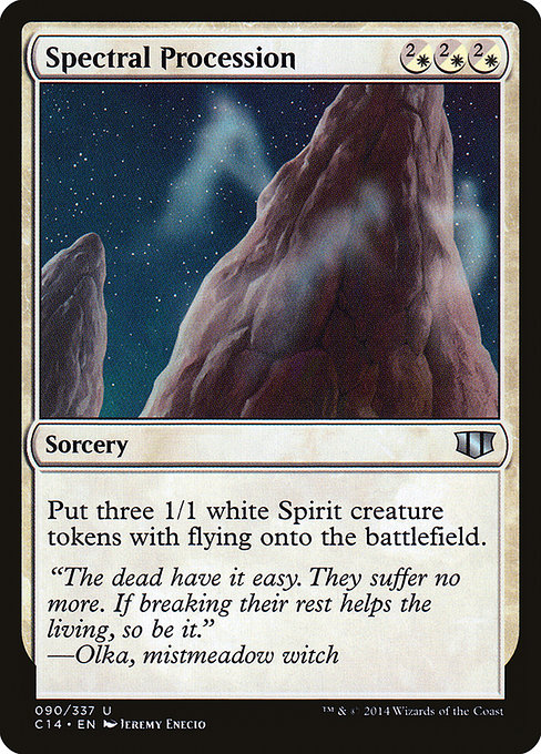 Spectral Procession - Commander 2014 Uncommon Card