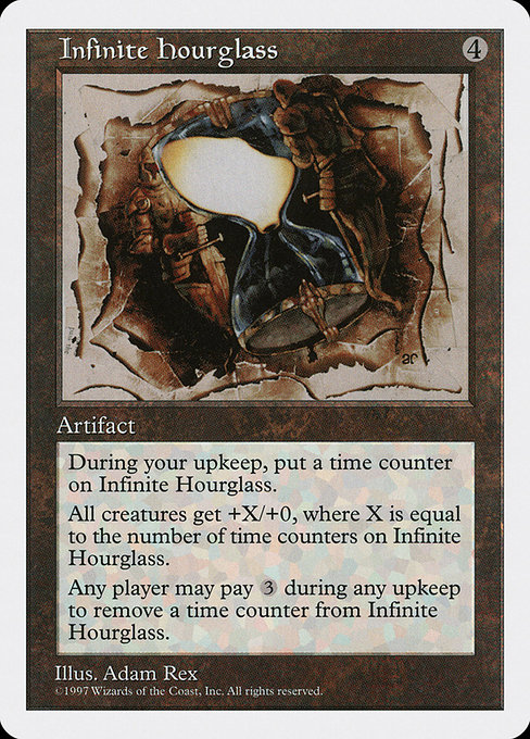 Infinite Hourglass - Fifth Edition Rare Card