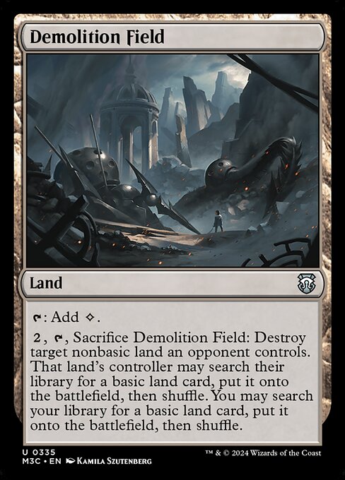 Demolition Field - Modern Horizons 3 Commander Uncommon Card