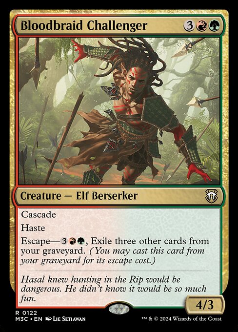 Bloodbraid Challenger - Modern Horizons 3 Commander Rare Card