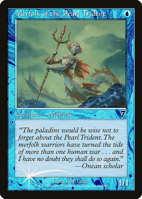 Merfolk of the Pearl Trident - Seventh Edition Common Card