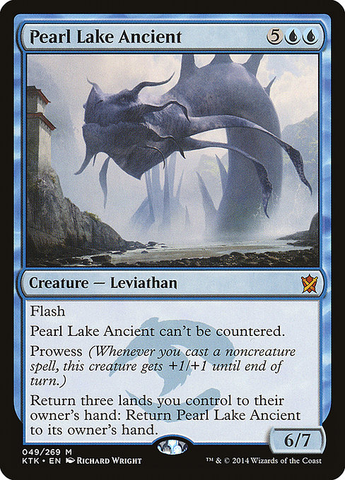 Pearl Lake Ancient - Khans of Tarkir Mythic Card
