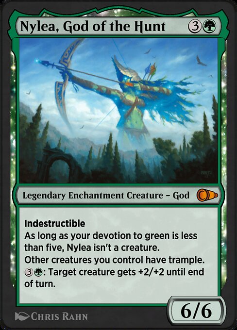 Nylea, God of the Hunt - Pioneer Masters Mythic Card