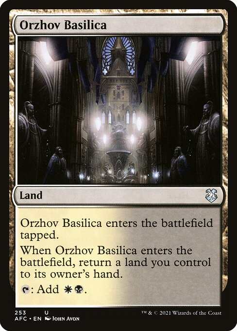 Orzhov Basilica - Forgotten Realms Commander Uncommon Card