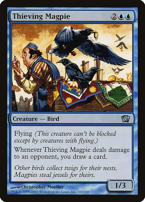 Thieving Magpie - Eighth Edition Uncommon Card