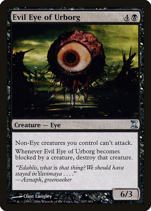 Evil Eye of Urborg - Time Spiral Uncommon Card