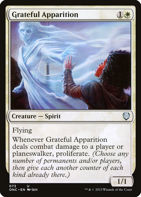 Grateful Apparition - Phyrexia: All Will Be One Commander Uncommon Card