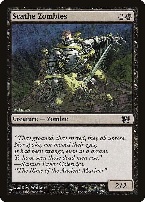 Scathe Zombies - Eighth Edition Common Card