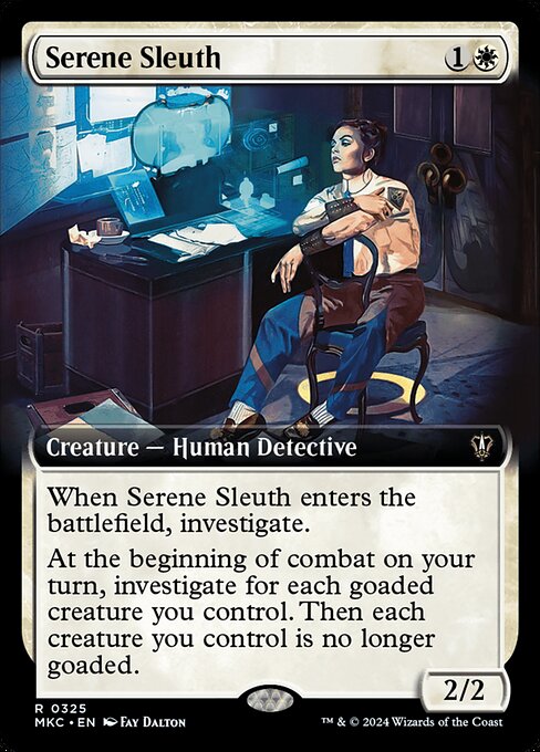 Serene Sleuth - Murders at Karlov Manor Commander Rare Card