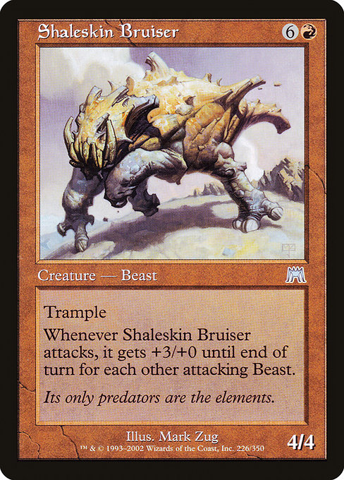 Shaleskin Bruiser - Onslaught Uncommon Card