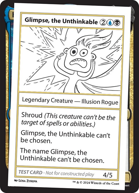 Glimpse, the Unthinkable - Mystery Booster 2 Rare Card