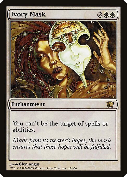 Ivory Mask - Eighth Edition Rare Card