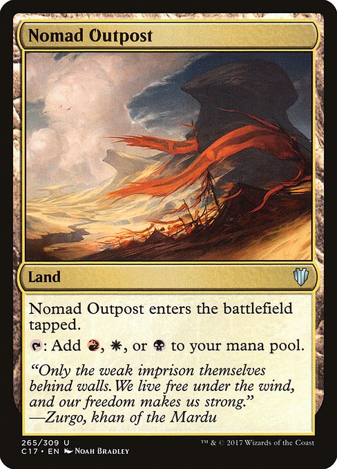 Nomad Outpost - Commander 2017 Uncommon Card