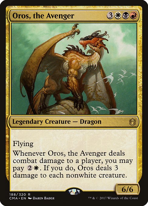 Oros, the Avenger - Commander Anthology Rare Card