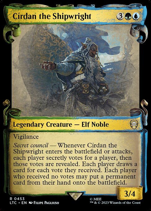 Círdan the Shipwright - Tales of Middle-earth Commander Rare Card