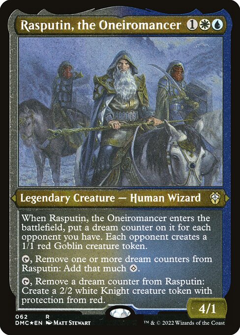 Rasputin, the Oneiromancer - Dominaria United Commander Rare Card