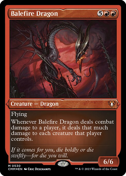 Balefire Dragon - Commander Masters Mythic Card