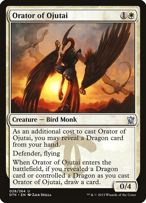 Orator of Ojutai - Dragons of Tarkir Uncommon Card