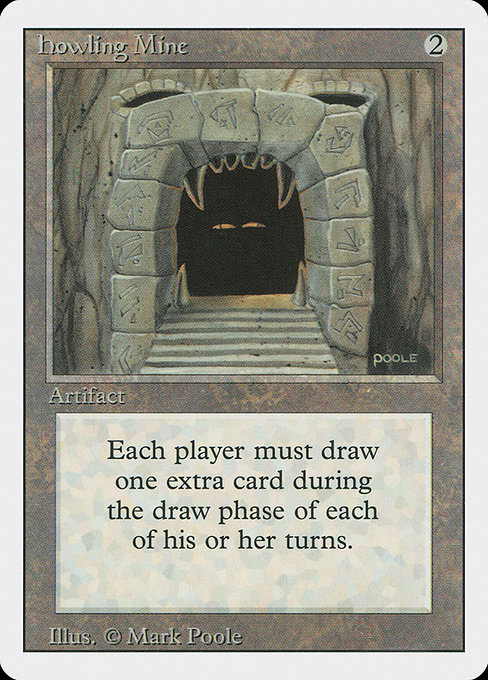 Howling Mine - Revised Edition Rare Card