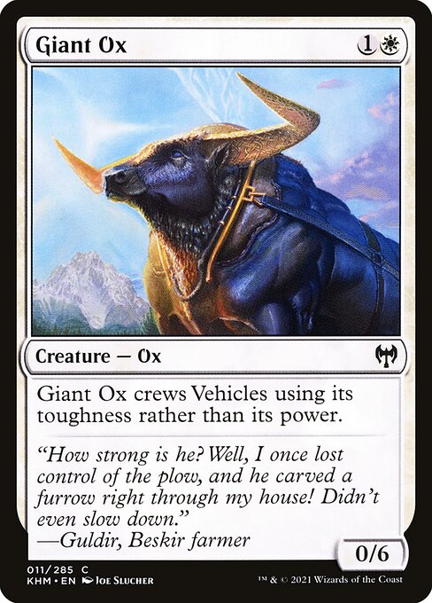 Giant Ox - Kaldheim Common Card
