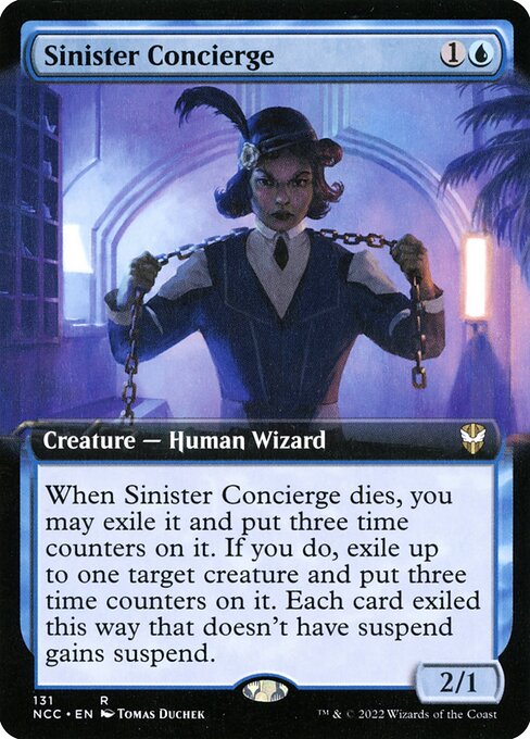 Sinister Concierge - New Capenna Commander Rare Card