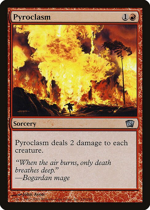 Pyroclasm - Eighth Edition Uncommon Card