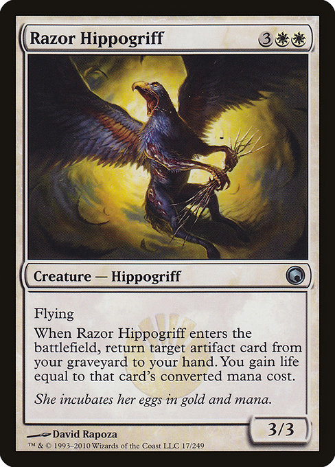 Razor Hippogriff - Scars of Mirrodin Uncommon Card