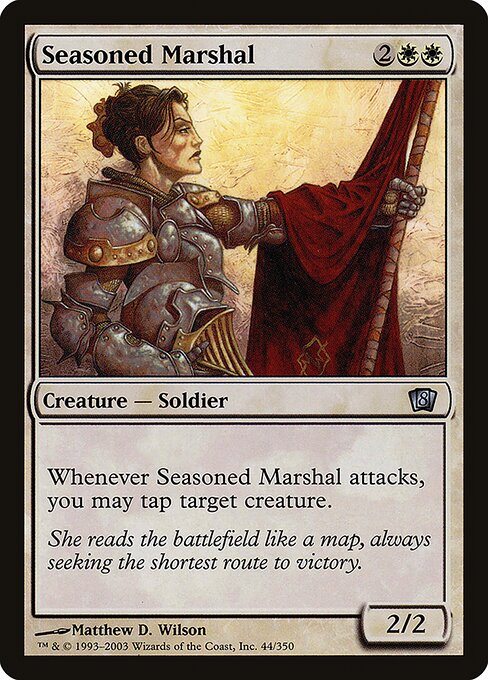 Seasoned Marshal - Eighth Edition Uncommon Card