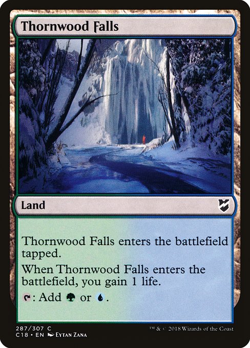 Thornwood Falls - Commander 2018 Common Card