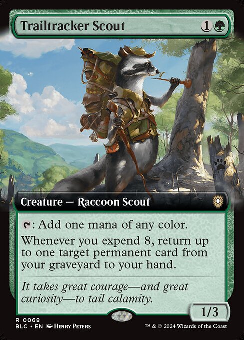 Trailtracker Scout - Bloomburrow Commander Rare Card