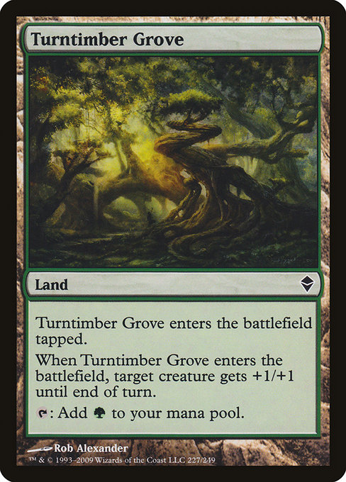 Turntimber Grove - Zendikar Common Card