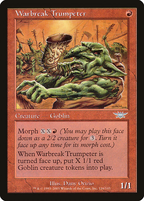 Warbreak Trumpeter - Legions Uncommon Card