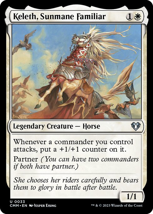 Keleth, Sunmane Familiar - Commander Masters Uncommon Card