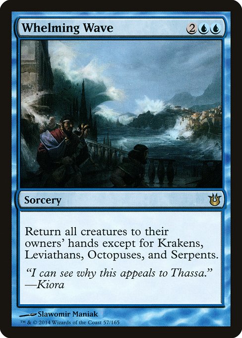 Whelming Wave - Born of the Gods Rare Card