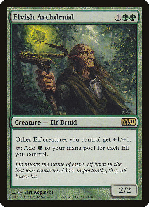 Elvish Archdruid - Magic 2011 Rare Card