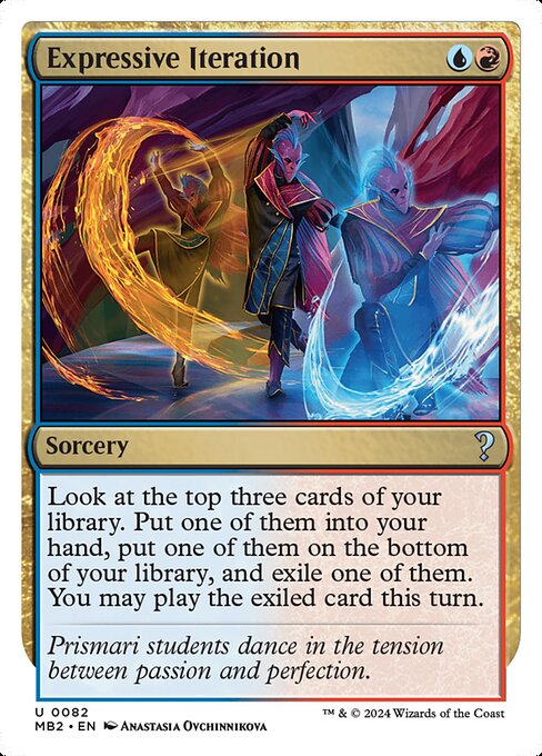 Expressive Iteration - Mystery Booster 2 Uncommon Card