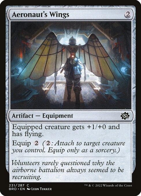 Aeronaut's Wings - The Brothers' War Common Card