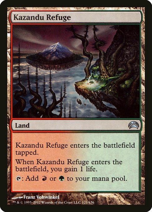 Kazandu Refuge - Planechase 2012 Uncommon Card