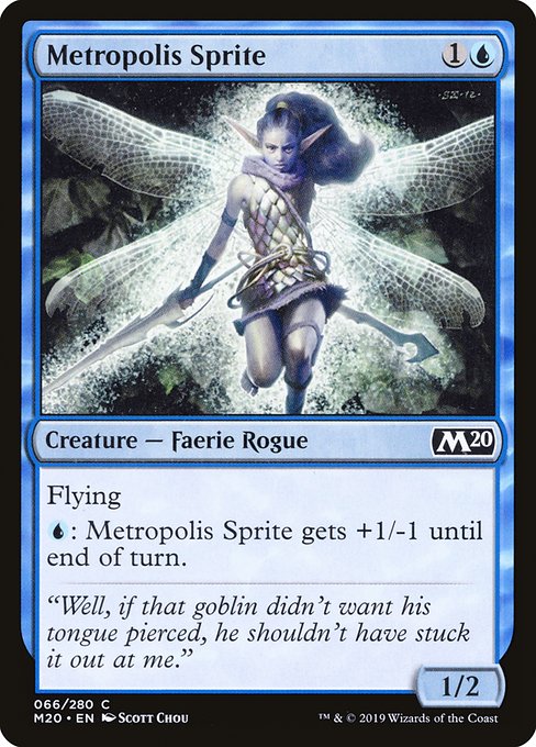 Metropolis Sprite - Core Set 2020 Common Card