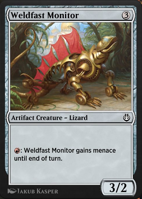 Weldfast Monitor - Kaladesh Remastered Common Card