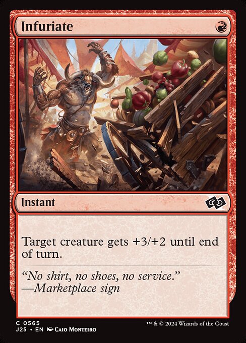 Infuriate - Foundations Jumpstart Common Card