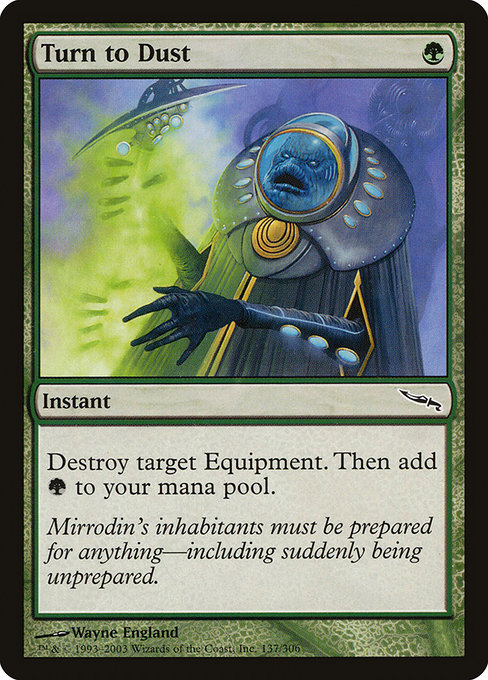 Turn to Dust - Mirrodin Common Card