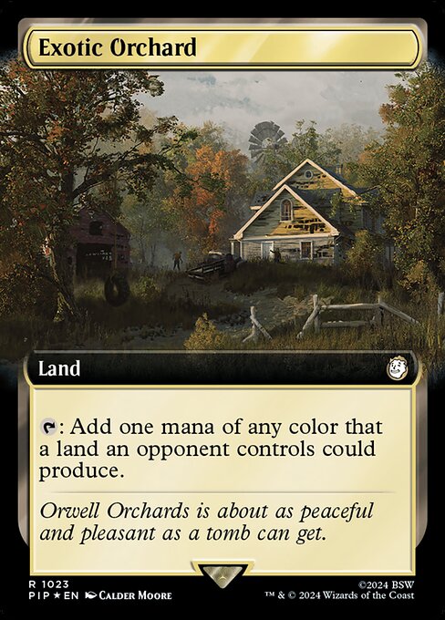 Exotic Orchard - Fallout Rare Card