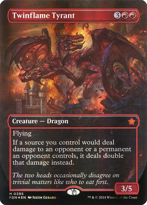 Twinflame Tyrant - Foundations Mythic Card