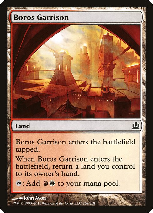 Boros Garrison - Commander 2011 Common Card