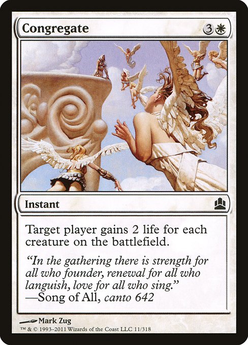 Congregate - Commander 2011 Common Card