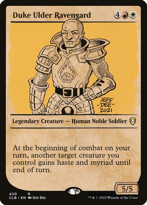 Duke Ulder Ravengard - Commander Legends: Battle for Baldur's Gate Rare Card