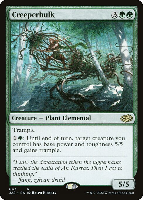 Creeperhulk - Jumpstart 2022 Rare Card